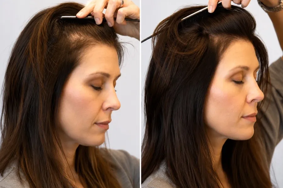 Hair Scripts patient before and after result