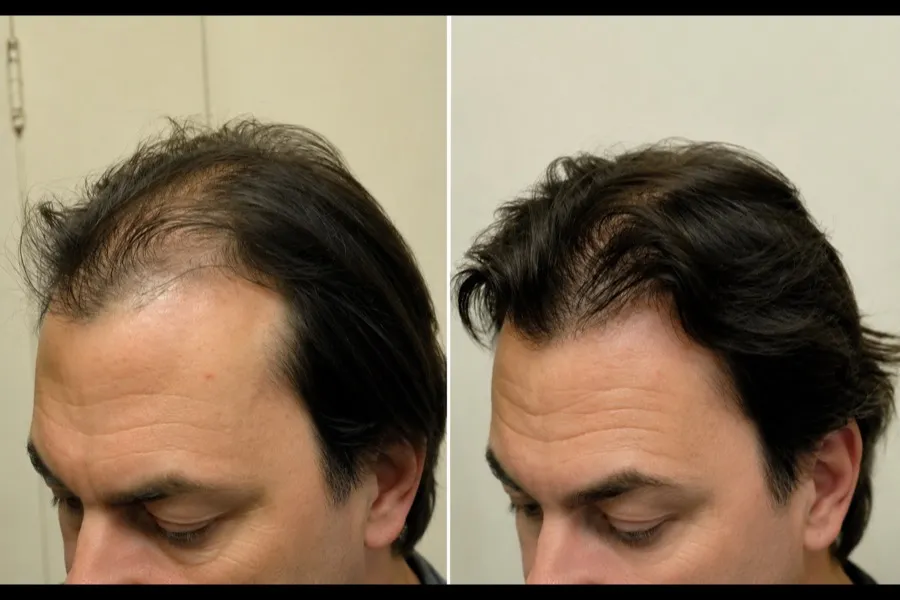 Hair Scripts patient before and after result