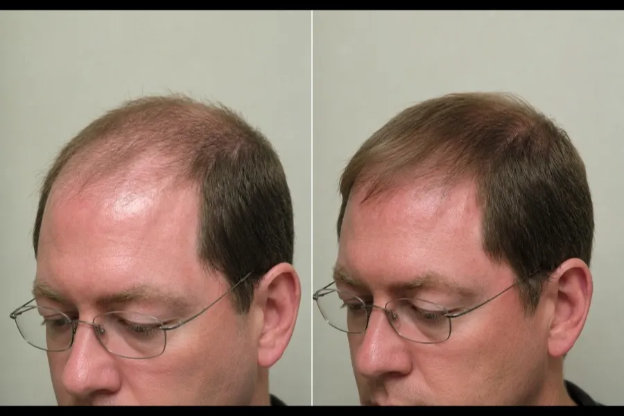 Hair Scripts patient before and after result